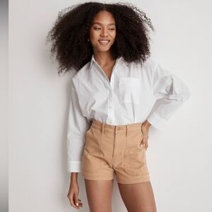Madewell | The Perfect Vintage Fatigue Shorts in Tan